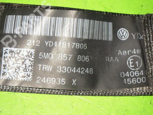 Rear right seatbelt VW GOLF PLUS V (5M1, 521) 1.9 TDI | BP6605230I28 
