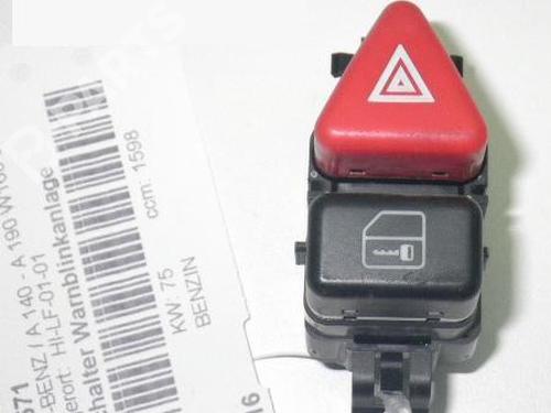 Used Warning switch MERCEDES-BENZ A-CLASS (W168) A 160 (168.033, 168.133) (102 hp) 6351942