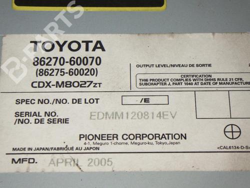 Electronic module TOYOTA LAND CRUISER PRADO (_J12_) 3.0 D-4D (KDJ120, KDJ125) | BP6389662M83 