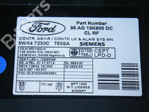 Comfort control module FORD FOCUS I (DAW, DBW) 1.8 16V | BP6362052M56 