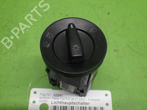Used Headlight switch SKODA FABIA II (542) 1.2 TSI (86 hp) 28712106