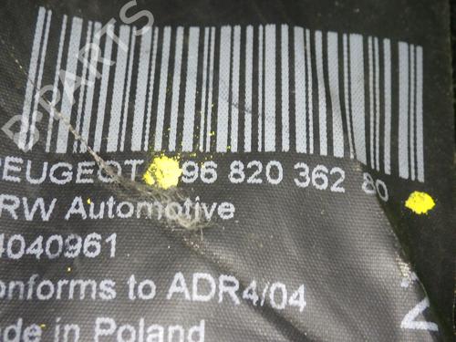 Rear right seatbelt PEUGEOT 3008 I MPV (0U_) 1.6 HDi | BP25981537I28 