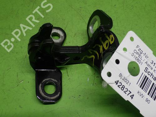 Used Hinge/Door check strap OPEL ASTRA K (B16) 1.5 CRDI (68) (122 hp) 28206784