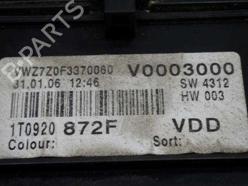 Instrument cluster VW TOURAN (1T1, 1T2) 2.0 TDI 16V | BP13247376C47 