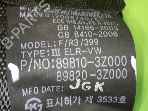 Rear left seatbelt HYUNDAI i40 I CW (VF) 1.7 CRDi | BP15392314I29 