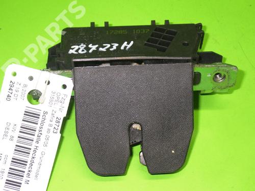 Used Tailgate lock OPEL ZAFIRA / ZAFIRA FAMILY B (A05) 1.9 CDTI (M75) (120 hp) 6379980