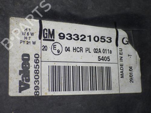 Højre forlygte OPEL MERIVA A MPV (X03) 1.6 16V (E75) | BP25730931C29 