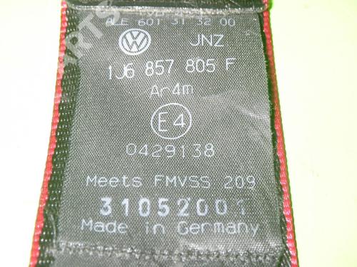 Rear left seatbelt VW GOLF IV (1J1) 1.8 T GTI | BP6604268I29 