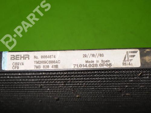 AC radiator VW SHARAN (7M8, 7M9, 7M6) 1.9 TDI | BP6389681M32 
