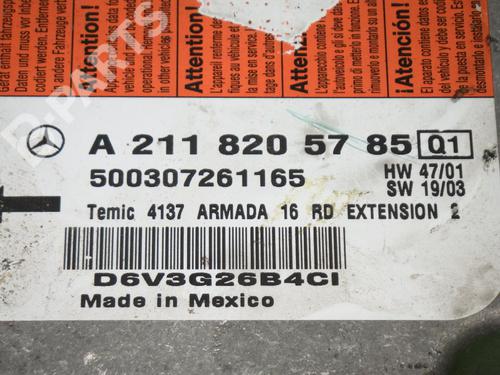 Kollisjonspute styreenhet MERCEDES-BENZ E-CLASS T-Model (S211) E 270 T CDI (211.216) | BP6384739M53 