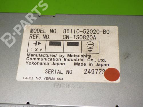 Radio TOYOTA YARIS (_P1_) 1.0 (SCP10_, SCP10R) | BP6376620E6 