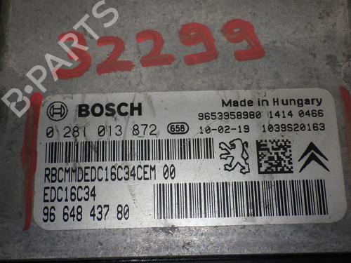 Control unit CITROËN BERLINGO MULTISPACE (B9) 1.6 HDi 75 / BlueHDi 75 | BP30365573M11