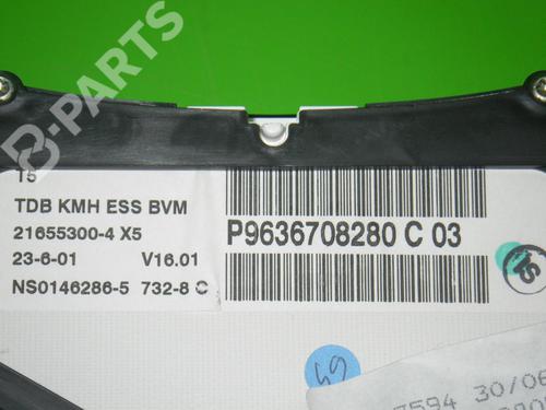 Instrument cluster PEUGEOT 307 (3A/C) 1.6 16V | BP6360713C47 