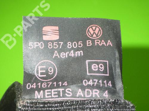 Rear right seatbelt SEAT TOLEDO III (5P2) 2.0 TDI 16V | BP6654161I28 