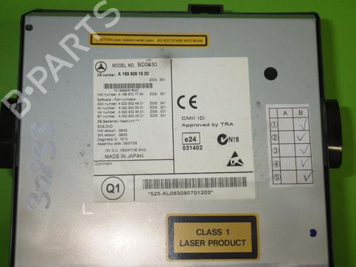 Radio MERCEDES-BENZ A-CLASS (W169) A 180 CDI (169.007, 169.307) | BP14737361E6 