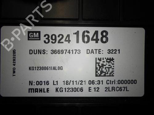 Used Air vent OPEL ASTRA K (B16) 1.2 Turbo (68) (131 hp) 27454904