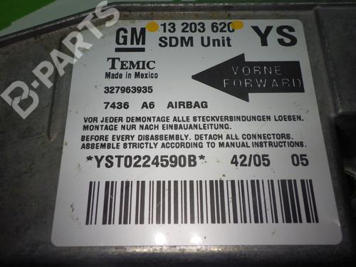Kollisjonspute styreenhet OPEL MERIVA A MPV (X03) 1.6 16V (E75) | BP10746632M53 