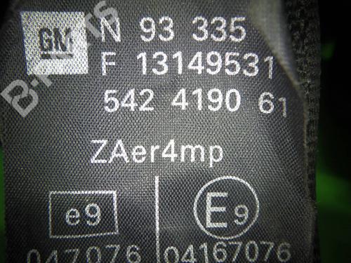 Front right seatbelt OPEL MERIVA A MPV (X03) 1.6 16V (E75) | BP10746637I25 
