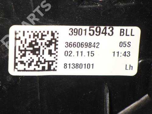 Left taillight OPEL ASTRA K (B16) 1.6 CDTi (68) | BP6653342C34 