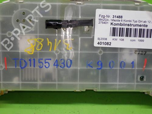 Instrument cluster MAZDA 6 Estate (GH) 2.0 MZR (GHEFW, GH10F) | BP16669255C47