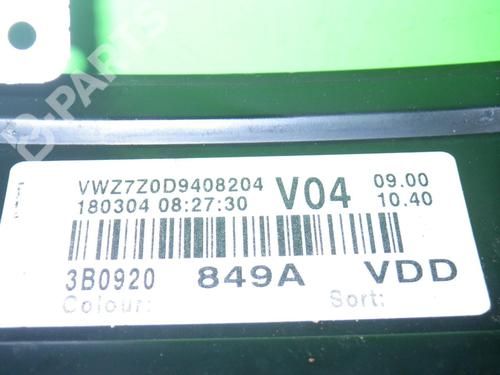 Instrument cluster VW PASSAT B5.5 (3B3) 2.5 TDI | BP6361226C47 