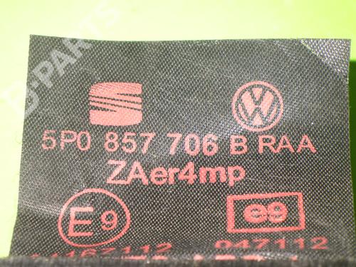 Front right seatbelt SEAT ALTEA (5P1) 1.9 TDI | BP6661969I25 