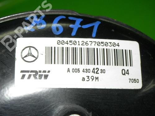 Servo brake MERCEDES-BENZ A-CLASS (W168) A 140 (168.031, 168.131) | BP6364621M42 