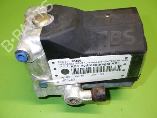 ABS pump MERCEDES-BENZ C-CLASS (W202) C 180 (202.018) (122 hp) 17653884