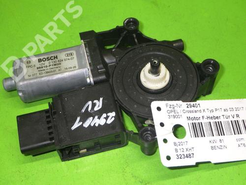 Right front window motor OPEL CROSSLAND X / CROSSLAND (P17, P2QO) 1.2 (75) | BP7803126E20