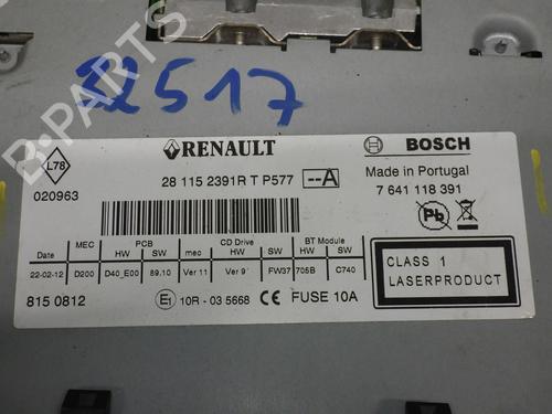 Radio RENAULT TWINGO II (CN0_) 1.2 16V (CN04, CN0B) | BP37412506E6 - Image 3