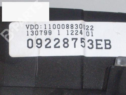 Instrument cluster OPEL ASTRA G Hatchback (T98) 1.6 (F08, F48) | BP6337861C47 