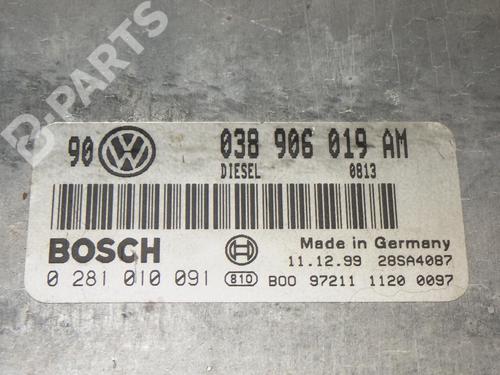 Control unit VW GOLF IV (1J1) 1.9 TDI | BP6387602M11 