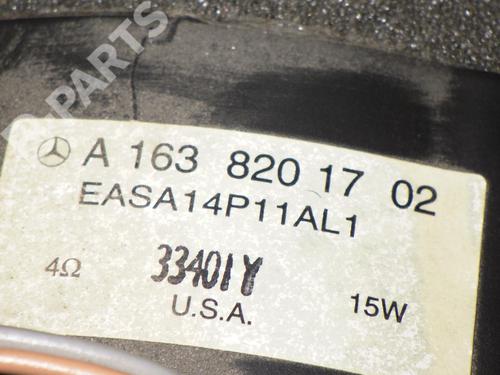 Speaker MERCEDES-BENZ M-CLASS (W163) ML 270 CDI (163.113) | BP6391497E2 