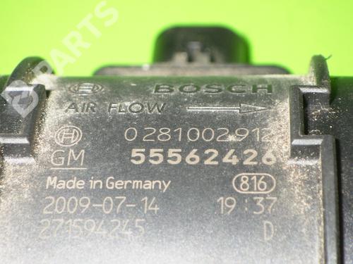 Mass air flow sensor OPEL ASTRA J (P10) 2.0 CDTI (68) | BP7117453M95 