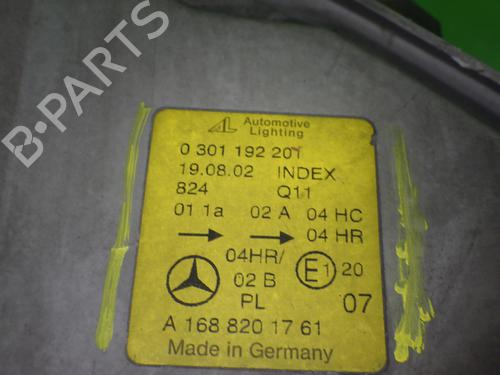 Right headlight MERCEDES-BENZ A-CLASS (W168) A 170 CDI (168.009, 168.109) | BP26136927C29 
