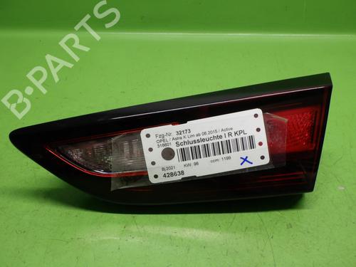 Used Right tailgate light OPEL ASTRA K (B16) 1.2 Turbo (68) (131 hp) 28050502