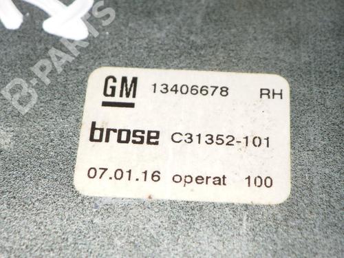 Rear right window mechanism OPEL ASTRA K (B16) 1.6 CDTi (68) | BP6643662C25 