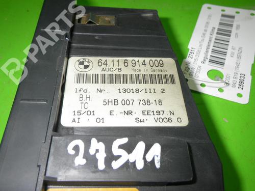 Climate control BMW 3 (E46) 318 i | BP6370720I5 