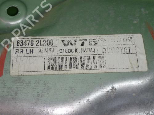 Rear left window mechanism HYUNDAI i30 (FD) 1.6 | BP30582379C24 - Image 3