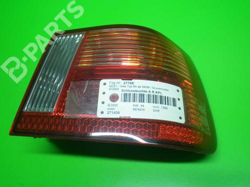 Used Right taillight SEAT IBIZA II (6K1) 1.4 (60 hp) 6639484