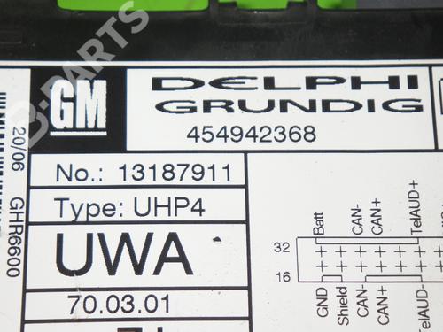Control unit OPEL SIGNUM Hatchback (Z03) 1.9 CDTI (F48) | BP6397777M11 