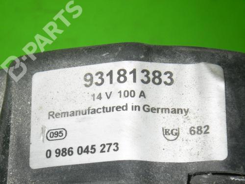 Alternator OPEL VECTRA B (J96) 1.6 i 16V (F19) | BP6373269M7 