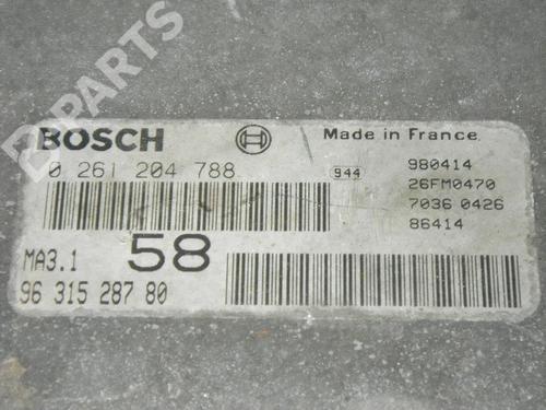 Control unit CITROËN SAXO (S0, S1) 1.1 X, SX | BP6360937M11 