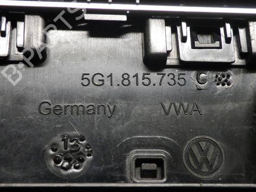 Air vent VW GOLF VII (5G1, BQ1, BE1, BE2) 1.2 TSI | BP16163097I21 