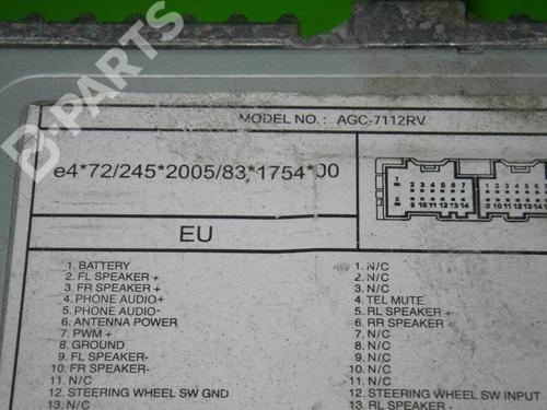 Radio CHEVROLET AVEO / KALOS Saloon (T250, T255) 1.4 | BP6360723E6 