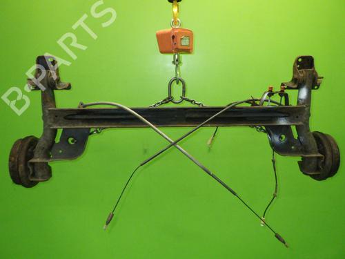 Used Rear axle RENAULT CLIO II (BB_, CB_) 1.2 16V (BB05, BB0W, BB11, BB27, BB2T, BB2U, BB2V, CB05,... (75 hp) 28712141