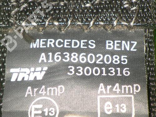 Rear right seatbelt MERCEDES-BENZ M-CLASS (W163) ML 270 CDI (163.113) | BP6611485I28 