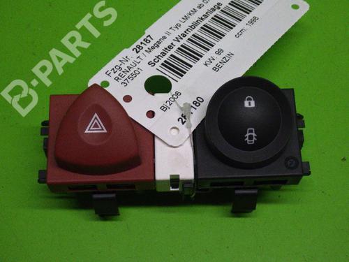 Used Warning switch RENAULT MEGANE II Estate (KM0/1_) 2.0 (135 hp) 6376453