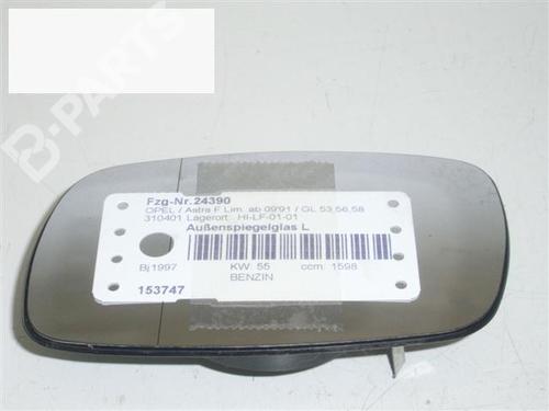 Speilglass venstre OPEL ASTRA F Hatchback (T92) 1.6 i (F08, M08, F68, M68) (75 hp) 6346917