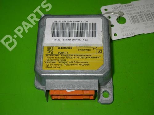Kollisjonspute styreenhet PEUGEOT 206 Hatchback (2A/C) 1.1 i (60 hp) 6345372